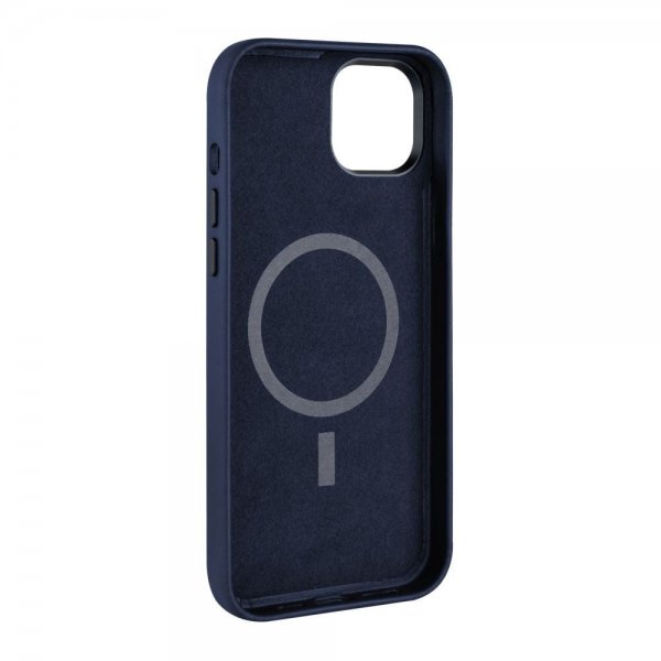 Fixed iPhone 16 Skal MagLeather Blå