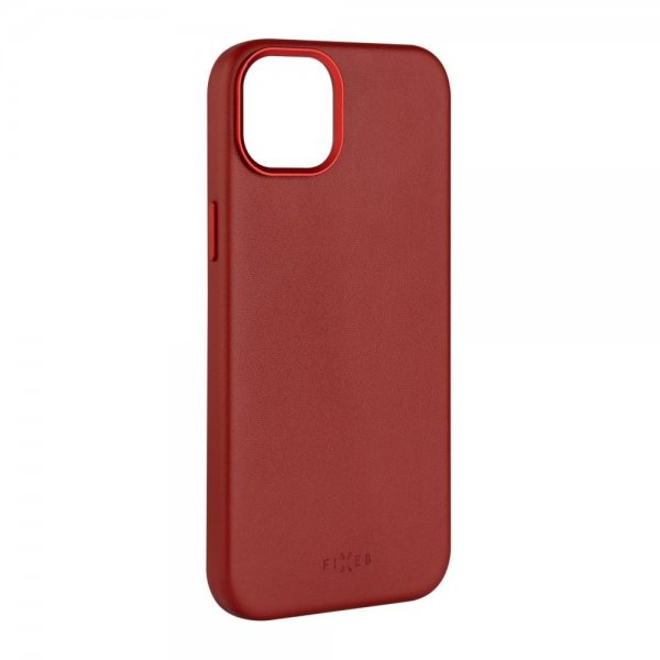 Fixed iPhone 16 Skal MagLeather Röd