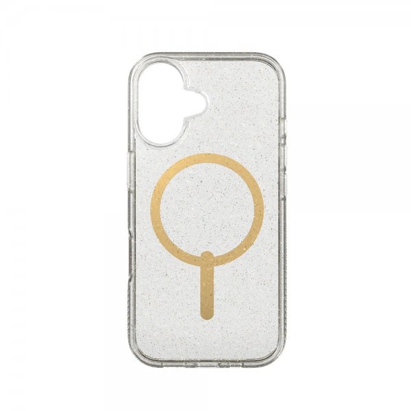 ZAGG iPhone 16 Skal Milan Snap Gold Glitter