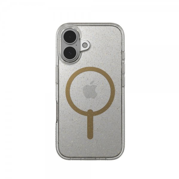 ZAGG iPhone 16 Skal Milan Snap Gold Glitter
