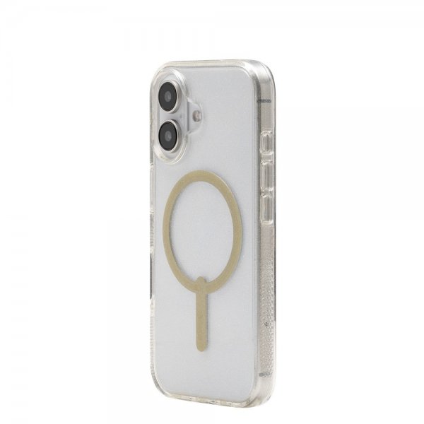 ZAGG iPhone 16 Skal Milan Snap Gold Glitter