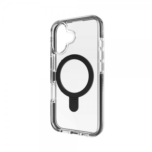 ZAGG iPhone 16 Skal Santa Cruz Snap Ring Stand Svart