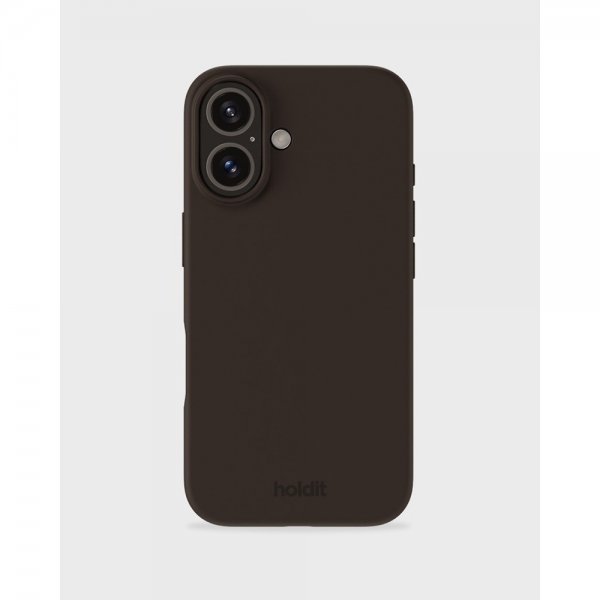 holdit iPhone 16 Skal Silikon Chocolate