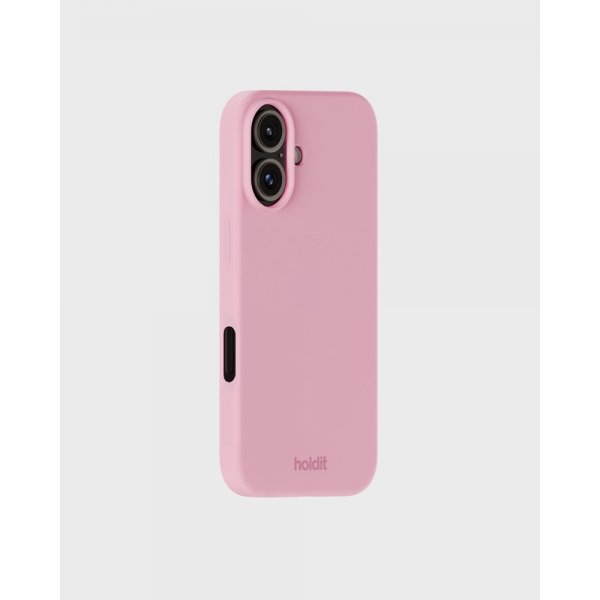 holdit iPhone 16 Skal Silikon Rosa