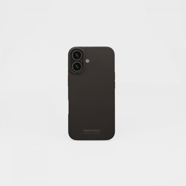 MobileFriend iPhone 16 Skal Silikon Svart