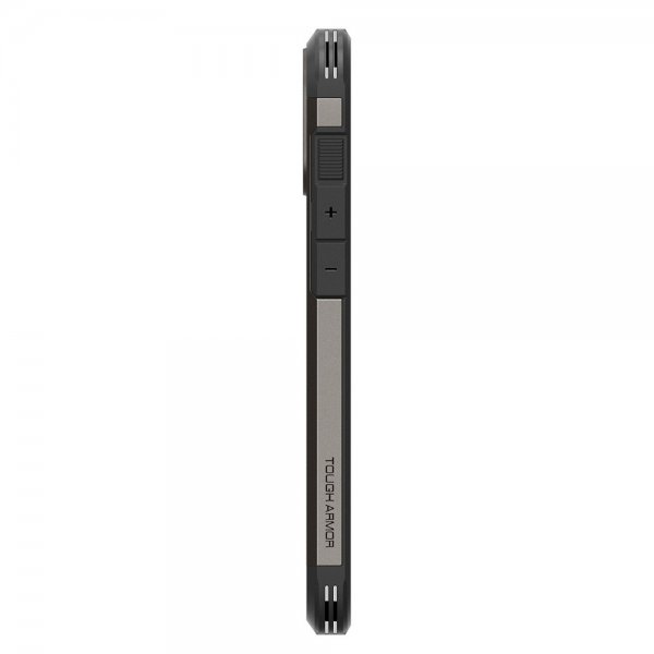 Spigen iPhone 16 Skal Tough Armor MagFit Gunmetal