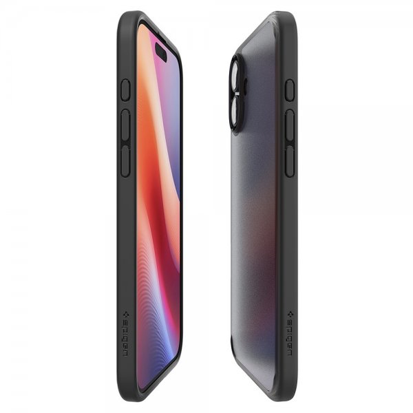 Spigen iPhone 16 Skal Ultra Hybrid Frost Black