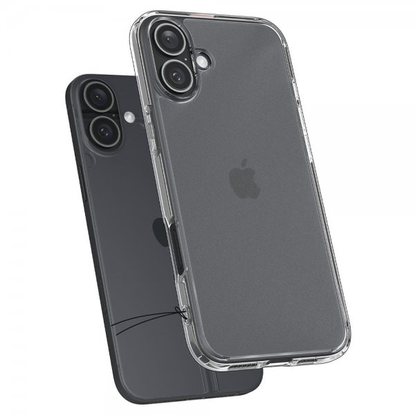 Spigen iPhone 16 Skal Ultra Hybrid Frost Clear