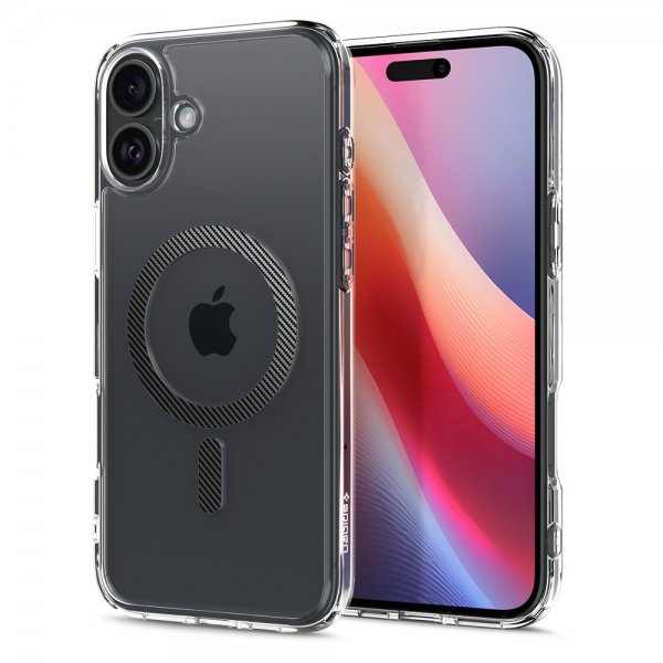 Spigen iPhone 16 Skal Ultra Hybrid MagFit Carbon Fiber