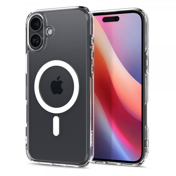 Spigen iPhone 16 Skal Ultra Hybrid MagFit Vit