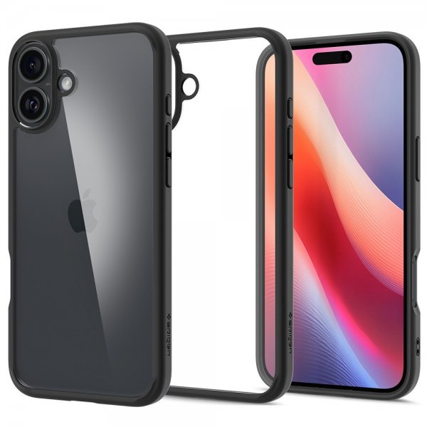 Spigen iPhone 16 Skal Ultra Hybrid Matte Svart