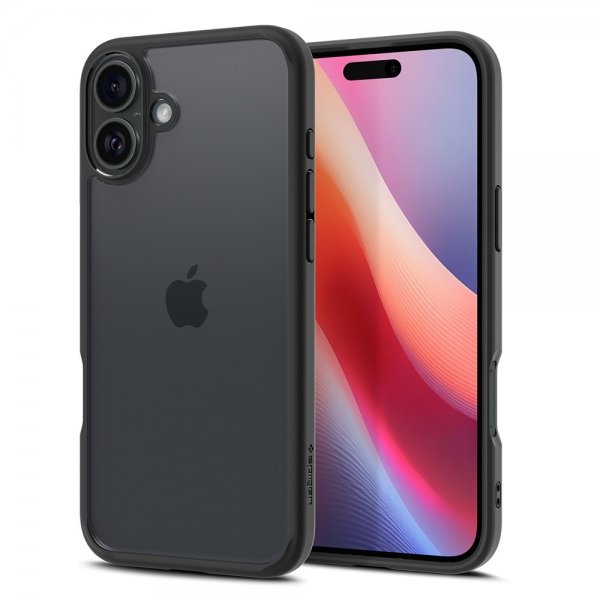 Spigen iPhone 16 Skal Ultra Hybrid Matte Svart