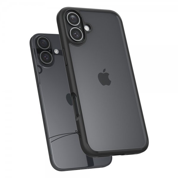 Spigen iPhone 16 Skal Ultra Hybrid Matte Svart
