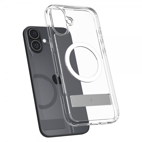 Spigen iPhone 16 Skal Ultra Hybrid S MagFit Crystal Clear