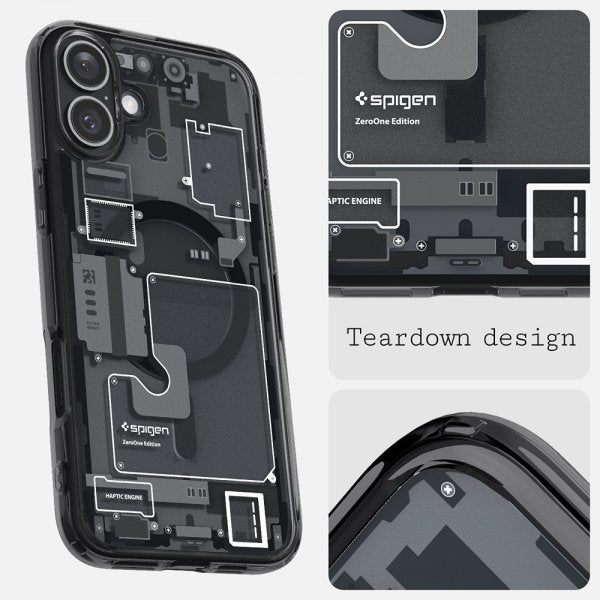 Spigen iPhone 16 Skal Ultra Hybrid Zero One MagFit Svart