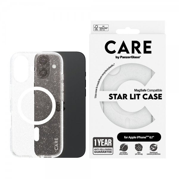 CARE by PanzerGlass iPhone 16 Skal Urban Combat MagSafe Star Lit