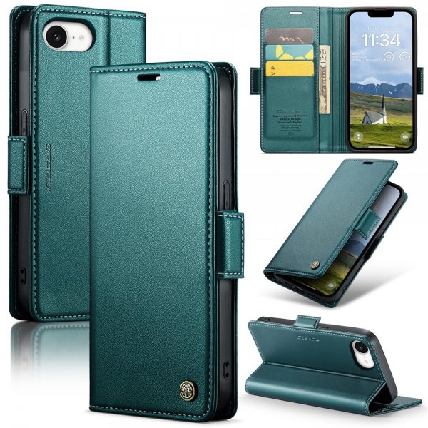 CaseMe iPhone 16e/17e Fodral 023 Series Grön