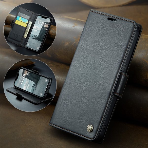 CaseMe iPhone 16e/17e Fodral 023 Series Svart