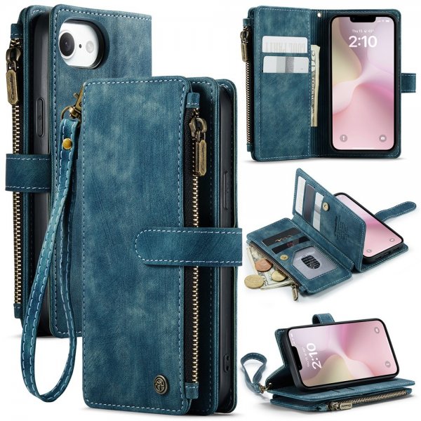 CaseMe iPhone 16e/17e Fodral C30 Series Blå