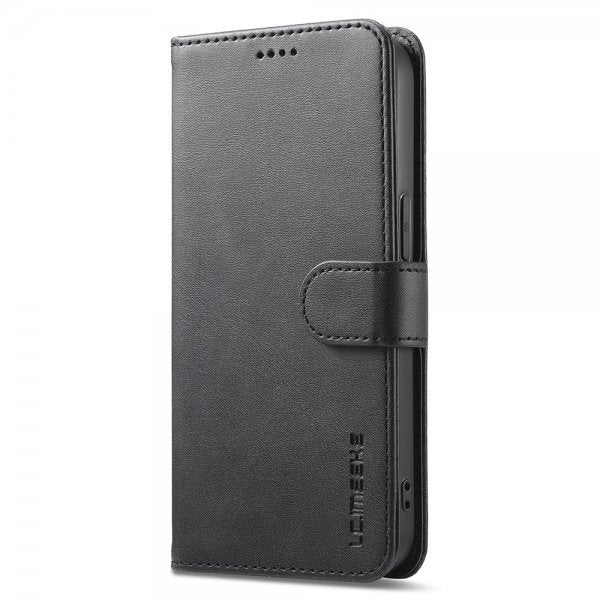 Lc.Imeeke iPhone 16e/17e Fodral med Kortfack Stativfunktion Svart