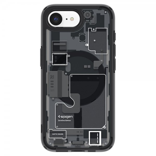 Spigen iPhone 16e/iPhone 17e Skal Ultra Hybrid Zero One MagFit Svart