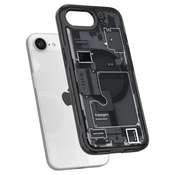 Spigen iPhone 16e/iPhone 17e Skal Ultra Hybrid Zero One MagFit Svart