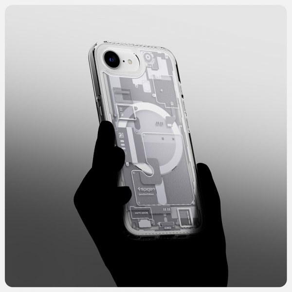 Spigen iPhone 16e/iPhone 17e Skal Ultra Hybrid Zero One MagFit Vit
