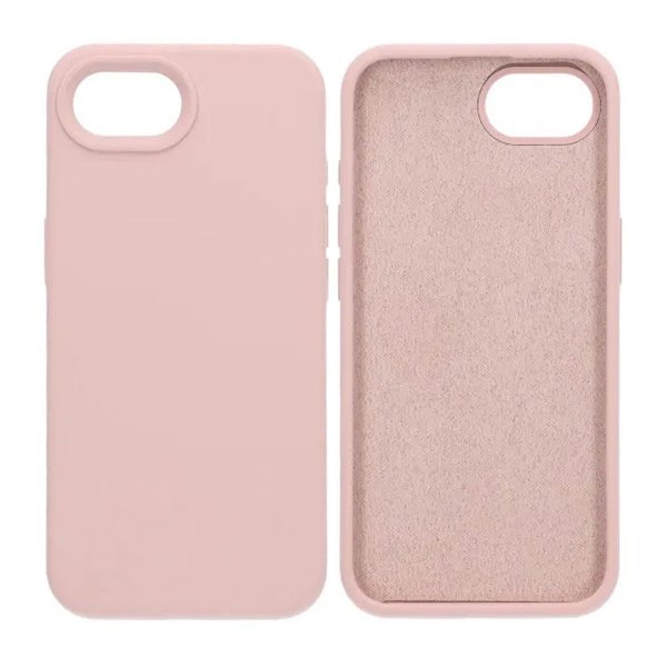 iPhone 16e/17e Skal Silikon Rosa