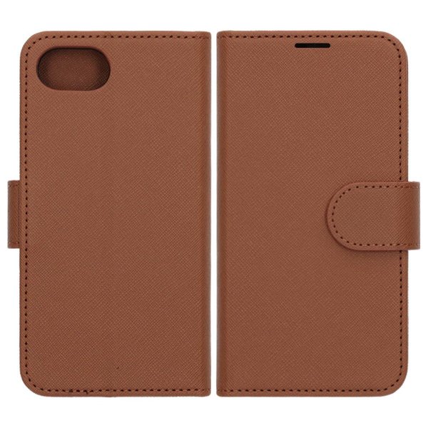 iPhone 16e/17e Fodral med Kortfack Stativfunktion Brun