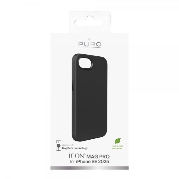 Puro iPhone 16e/17e Skal ICON Mag Pro Svart
