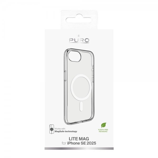 Puro iPhone 16e/17e Skal LITE MAG Transparent
