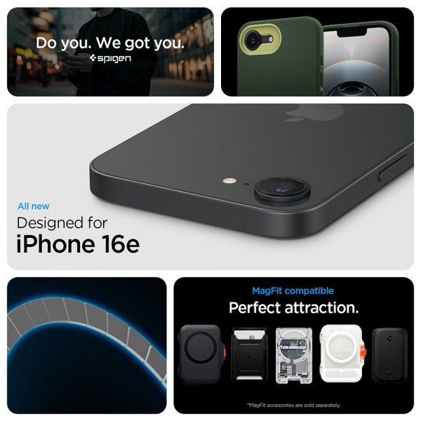 Spigen iPhone 16e/17e Skal Nano Pop MagFit Avo Green