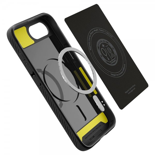 Spigen iPhone 16e/17e Skal Rugged Armor MagFit Matte Black