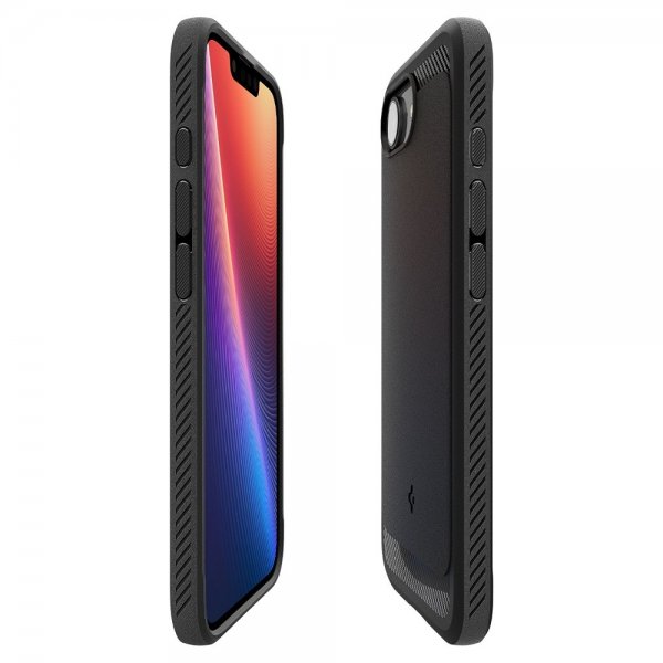 Spigen iPhone 16e/17e Skal Rugged Armor MagFit Matte Black