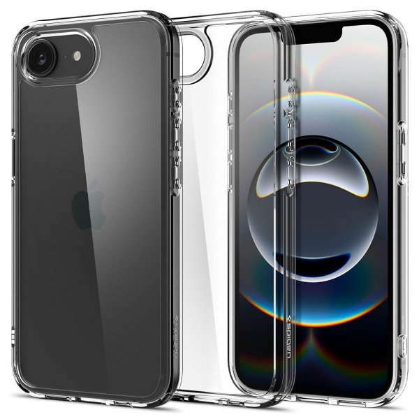 Spigen iPhone 16e/17e Skal Ultra Hybrid Crystal Clear