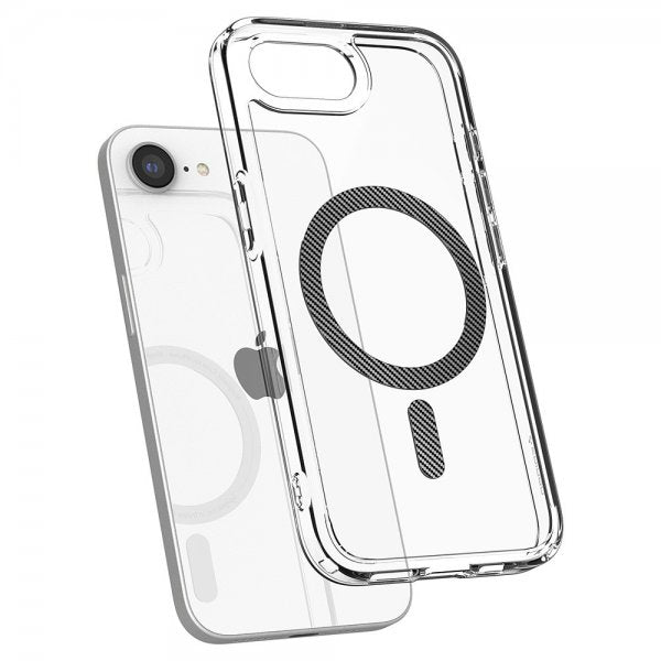 Spigen iPhone 16e/17e Skal Ultra Hybrid MagFit Carbon Fiber