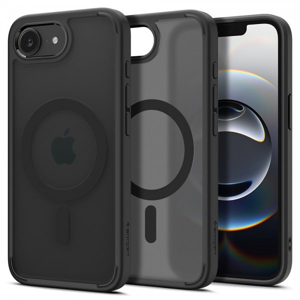 Spigen iPhone 16e/17e Skal Ultra Hybrid MagFit Frost Black