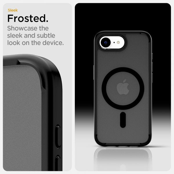 Spigen iPhone 16e/17e Skal Ultra Hybrid MagFit Frost Black