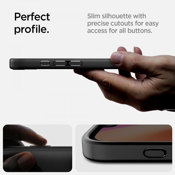Spigen iPhone 16e/17e Skal Ultra Hybrid MagFit Frost Black