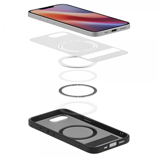Spigen iPhone 16e/17e Skal Ultra Hybrid S MagFit Frost Black