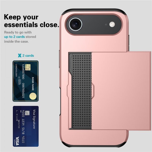 iPhone Air Skal Card Slide Svart