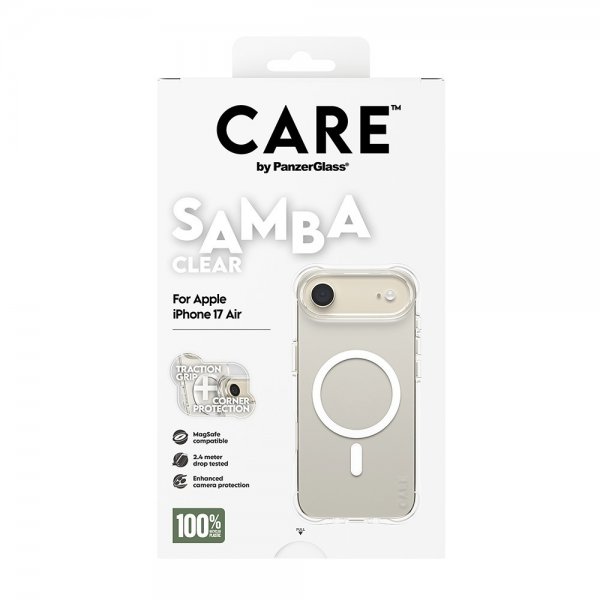 CARE by PanzerGlass iPhone Air Skal Samba MagSafe Transparent