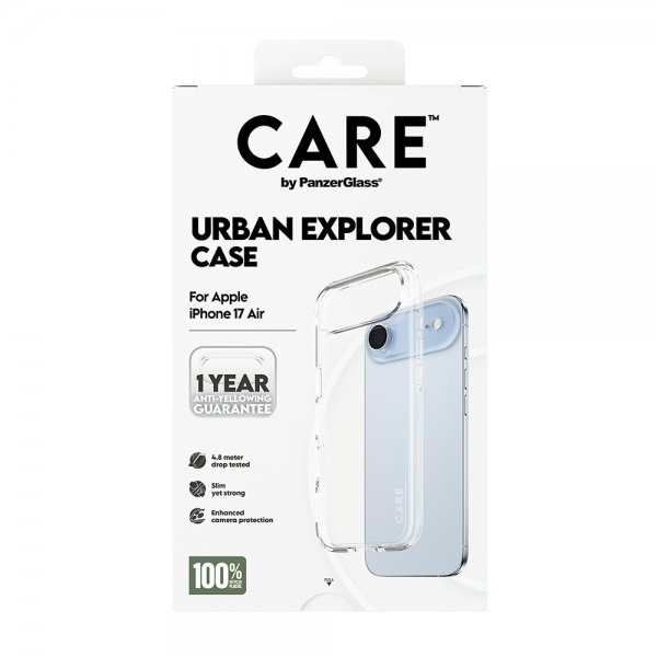 CARE by PanzerGlass iPhone Air Skal Urban Explorer Transparent