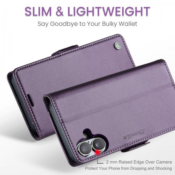 CaseMe iPhone 17 Fodral 023 Series Lila