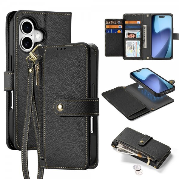 Dux Ducis iPhone 17 Fodral 2-i-1 Lawa Series MagSafe Svart