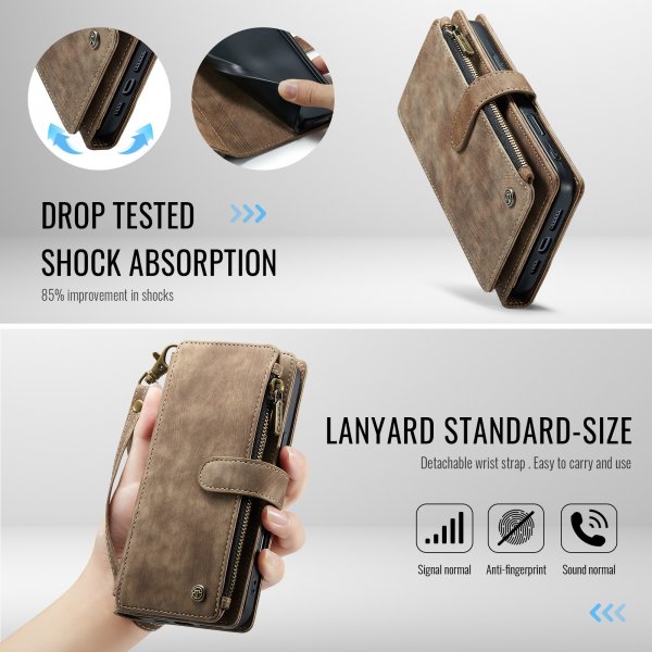 CaseMe iPhone 17 Fodral C30 Series Brun
