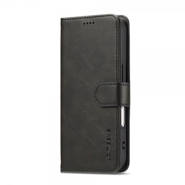 Lc.Imeeke iPhone 17 Fodral med Kortfack Stativfunktion Svart