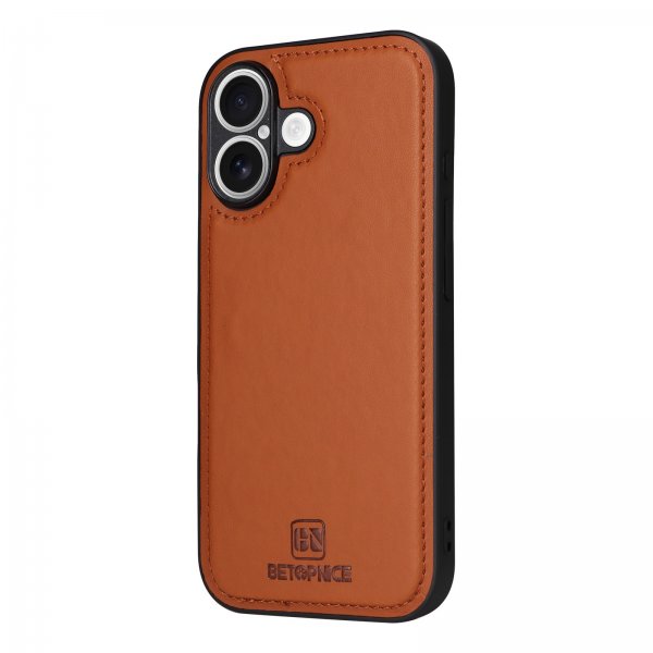 Betopnice iPhone 17 Fodral med Löstagbart Skal 005 Brun