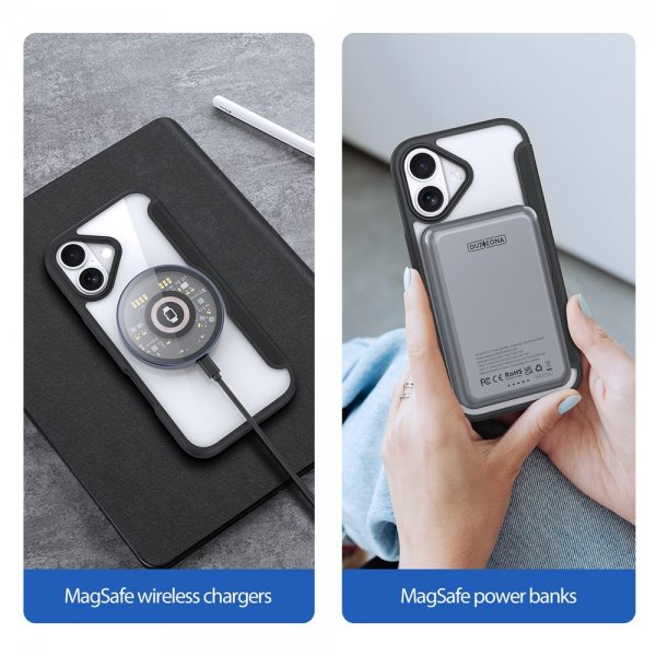 Dux Ducis iPhone 17 Fodral Skin X Pro Series MagSafe Svart