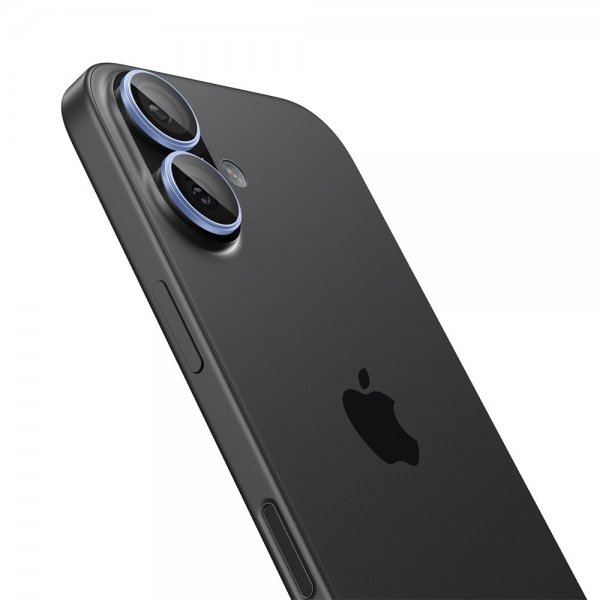 Spigen iPhone 17 Kameraskydd GLAS.tR EZ Fit Optik Pro 2-pack Blå